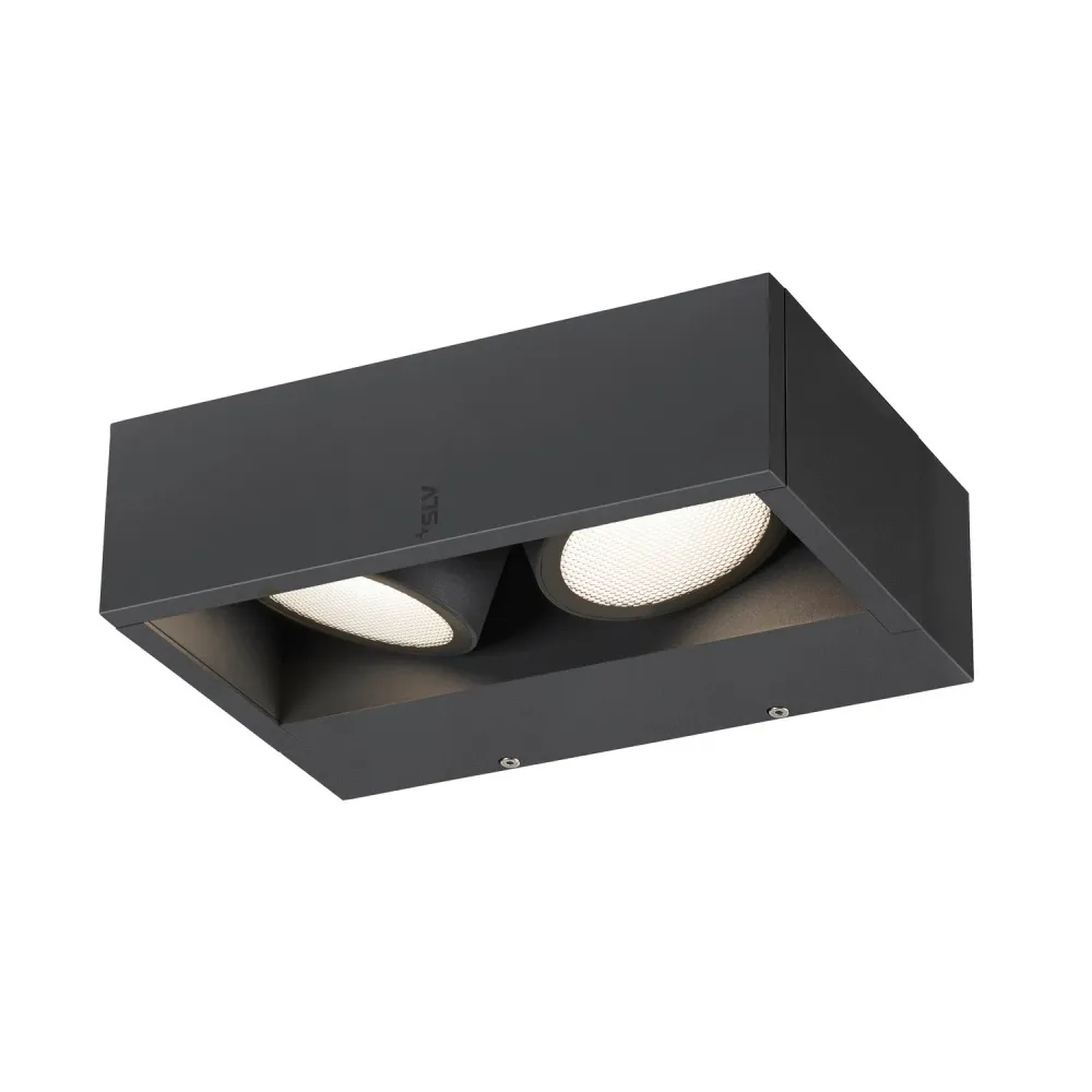 SLV Buitenlamp ESKINA FRAME IP65 Antraciet - Dubbel