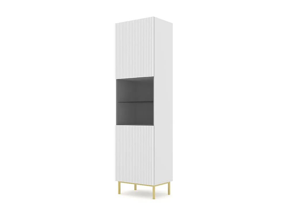 Vitrinekast RAVENNA B SC60 1D 60x42x217 Wit