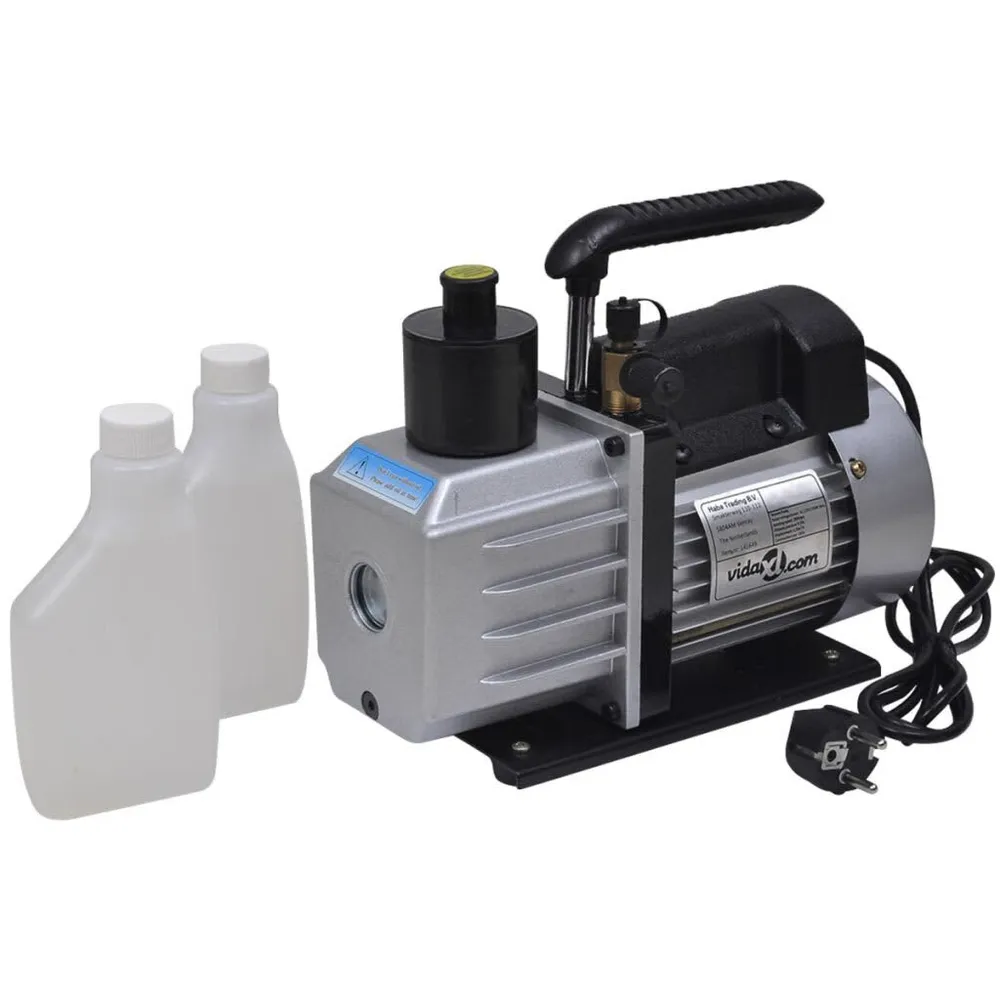 Vacuümpomp 50 L/min met 2-voudige manometerset - Universeel toepasbaar