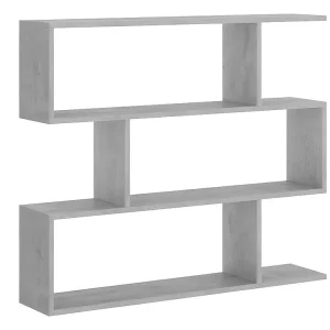 Lage kast met 3 opbergvakken TOMINI - Kleur: betongrijs | Inbraakwerend Klasse ...