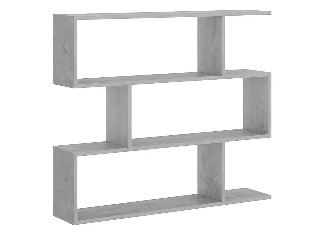 Lage kast met 3 opbergvakken TOMINI - Kleur: betongrijs | Inbraakwerend Klasse ...