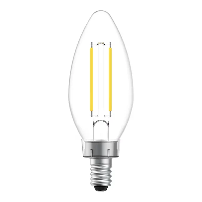 GE Classic 40-Watt EQ B10 Soft White Candelabra Base (e-12) Dimmable LED Light Bulb zespak