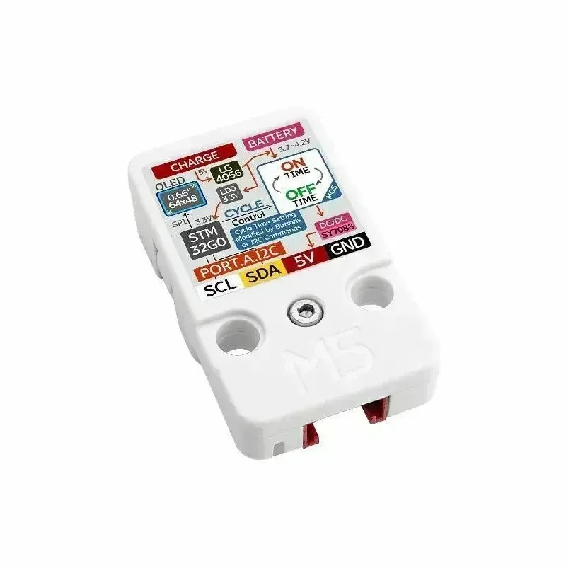 M5Stack Timer Power Unit OLED Display (INA3221)