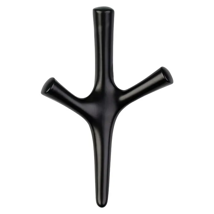 Premium Walteco Jashaak 1 x Amiso I kledinghaak, 2 x schroef, 2 x pluggen - l x b x h: 107 x 59 x 160 mm, Aantal haken: 3...