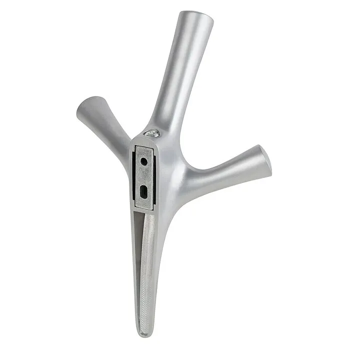 Premium Walteco Jashaak 1 x Amiso I kledinghaak, 2 x schroef, 2 x pluggen - l x b x h: 107 x 59 x 160 mm, Aantal haken: 3...