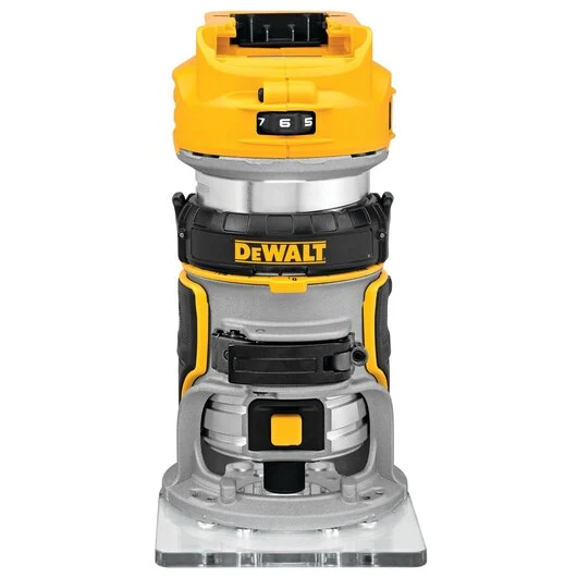 DEWALT 20V MAX* XR Batterijgevoed Router, Brushless, Tool Only RVS