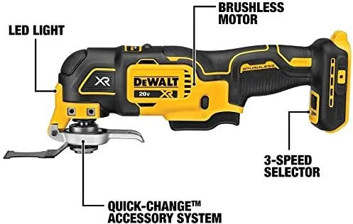 DeWALT DCK444C2 20V MAX Zonder snoer Lithium-Ion 4 Tool Combo Kit w/ Tool Bag