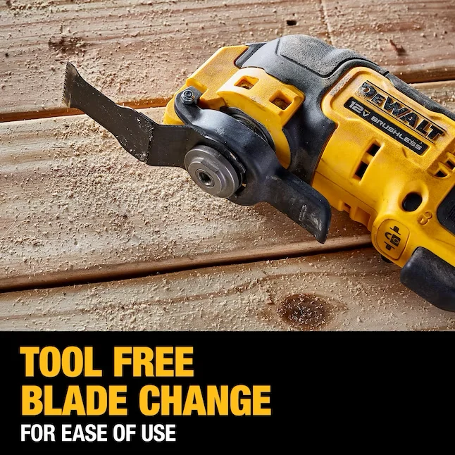 DEWALT XTREME Zonder snoer Brushless 12-volt Max Variable Speed 4-Piece Oscillating Multi-Tool Kit