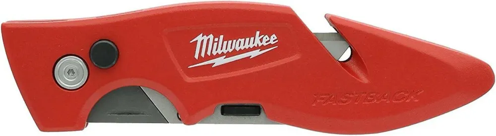 Milwaukee Fastback Utility Knife Wire Stripping Compartment, and Gut Hook voor Klusjes