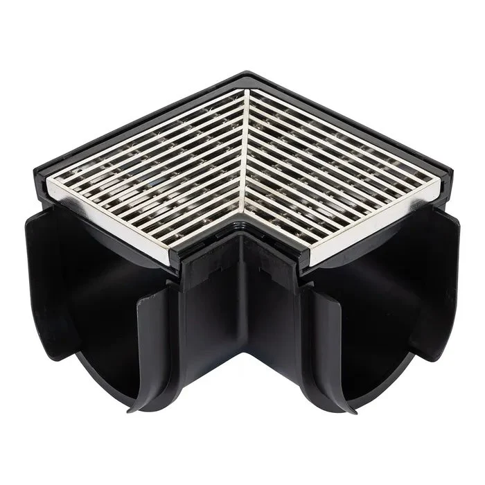 Rain Bird - DCDCOR5AR 5" Typisch Channel Drain Corner, Architectural Grate