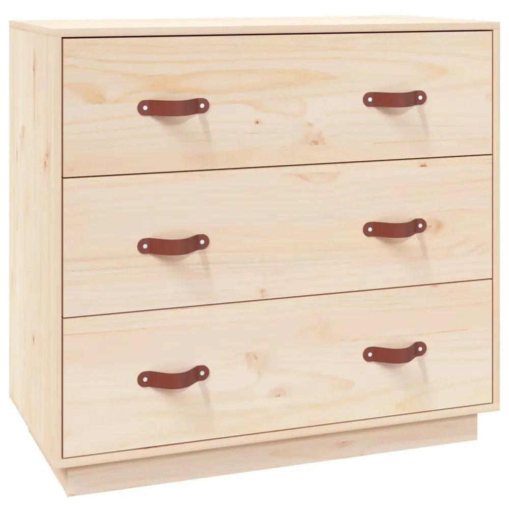 Dressoir 80x40x75 cm massief grenenhout voor inbouwkoelkasten