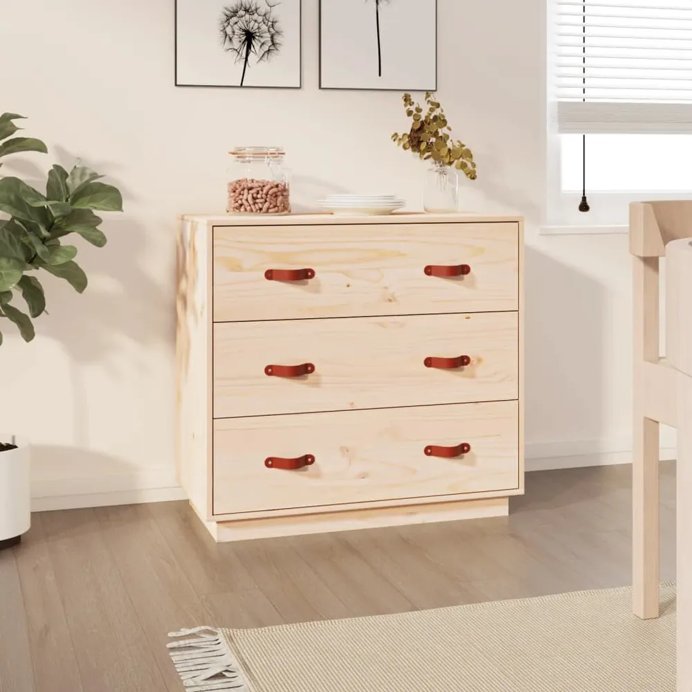 Dressoir 80x40x75 cm massief grenenhout voor inbouwkoelkasten