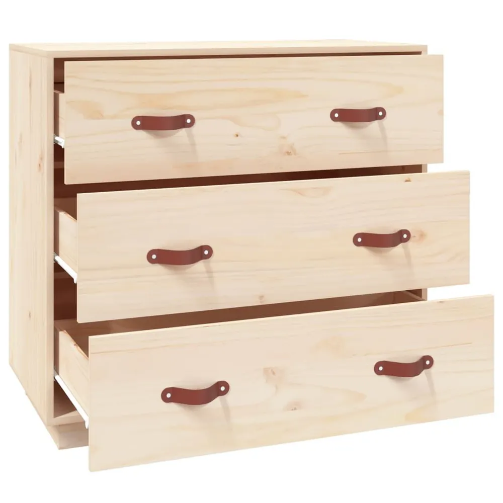 Dressoir 80x40x75 cm massief grenenhout voor inbouwkoelkasten