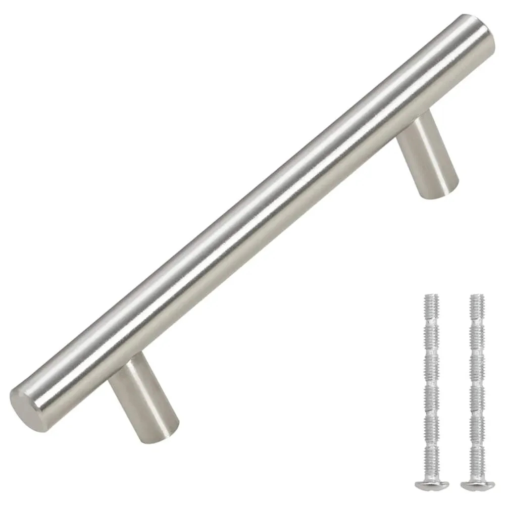 Handvatten 10 st 96 mm roestvrij staal zilverkleurig
