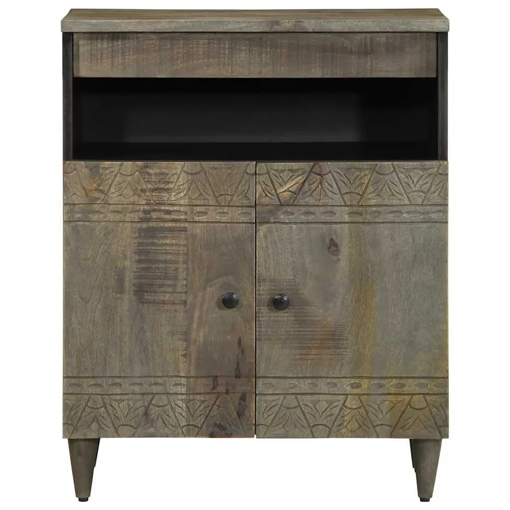 Brandveilig Gecertificeerd Dressoir 60x33x75 cm massief mangohout