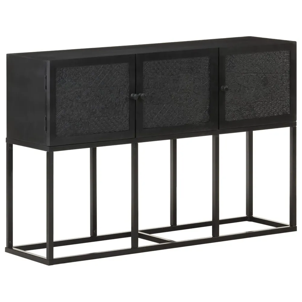 Dressoir 115x30x76 cm massief mangohout | Inbraakwerend Klasse ...