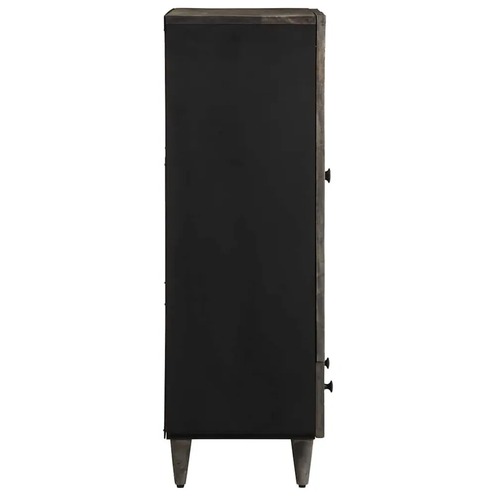 Hoge kast 60x33x110 cm massief mangohout met Brandwerende Bescherming