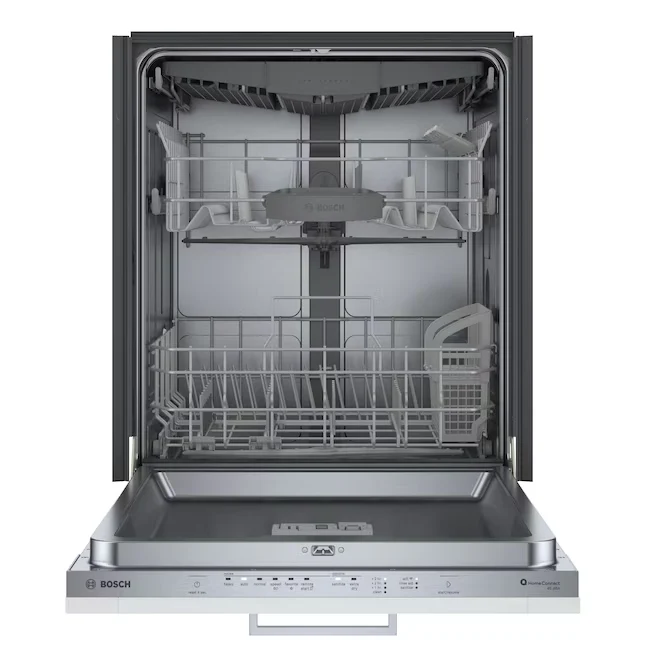 Bosch 300 Series Top Control 24- Slim Built- Dishwasher Third Rack (Custom Panel Ready), 46-dBA