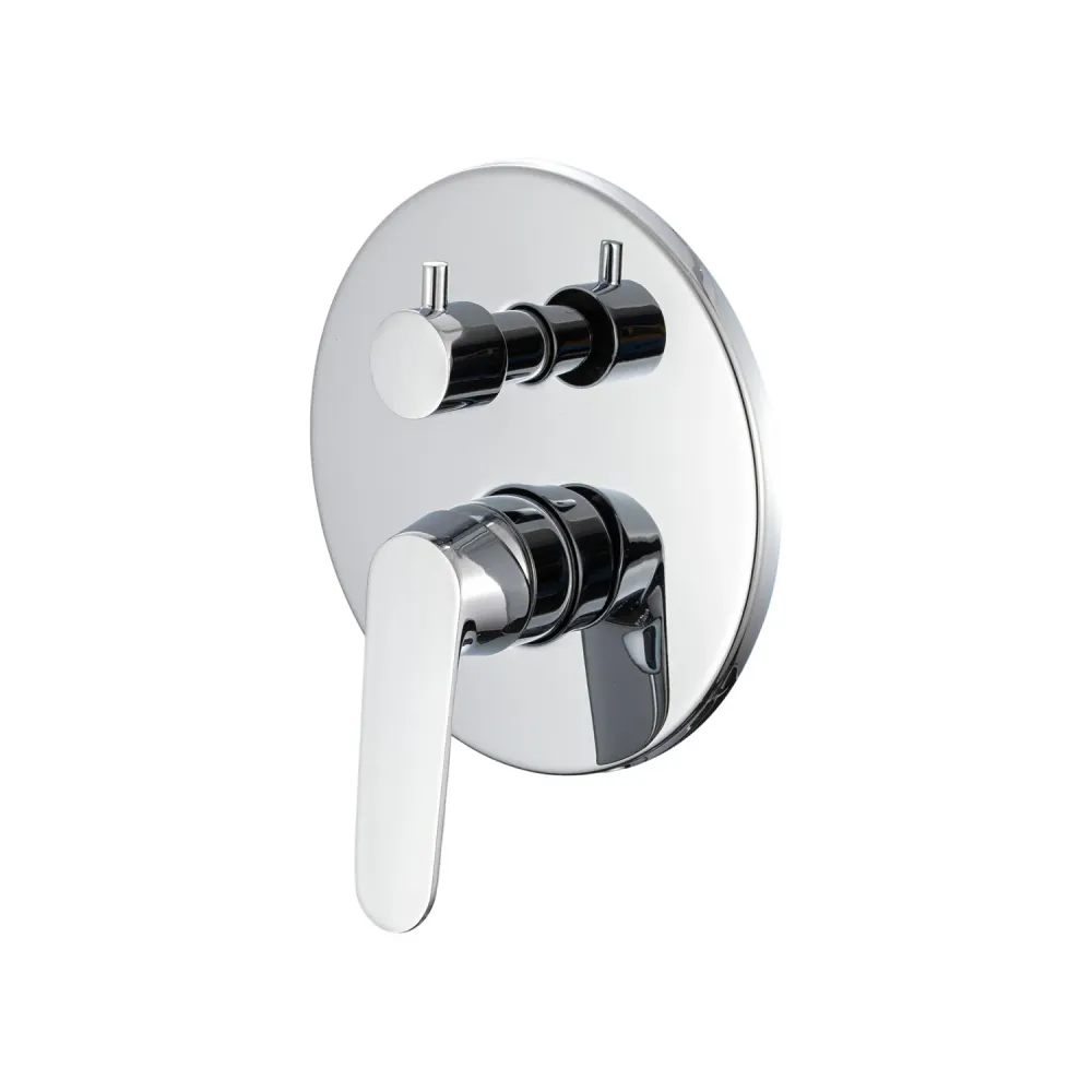 Built- two-way shower mixer simpel box Echo chrome-plated brass