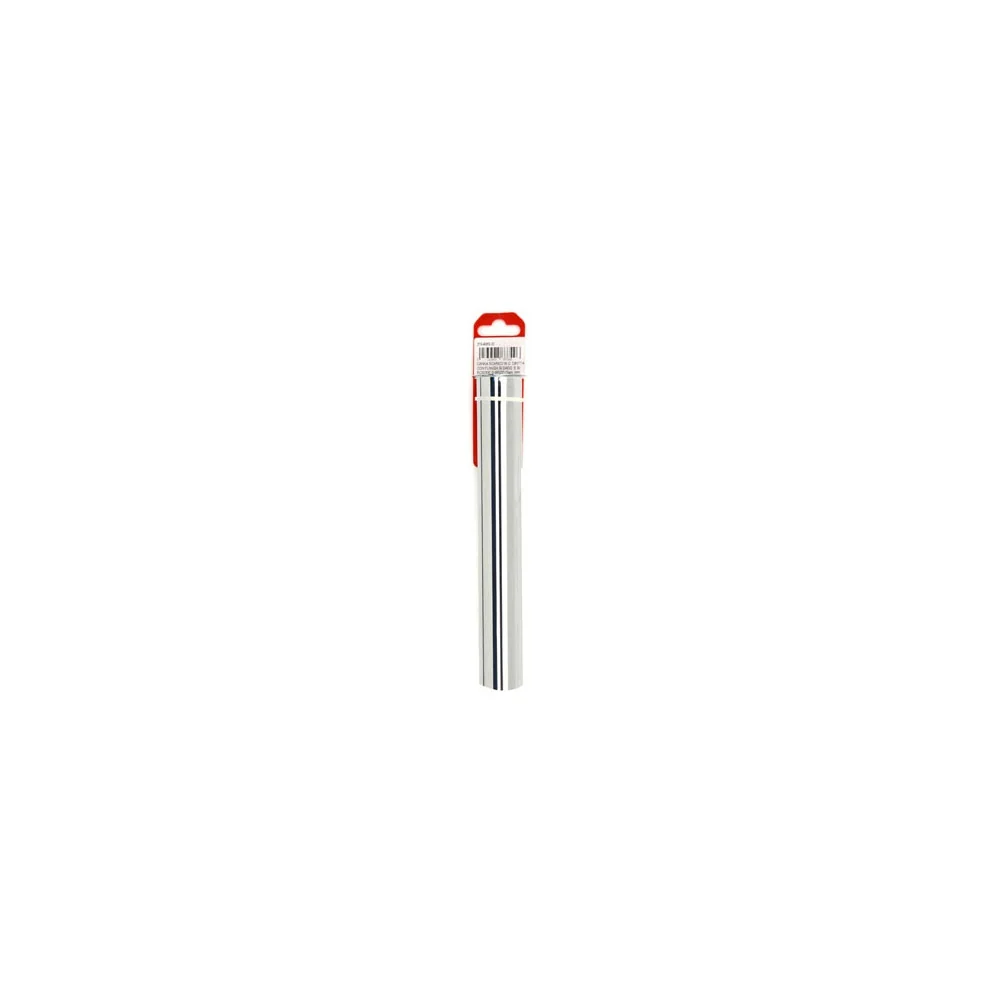 Straight toilet drain pipe flange diam. 30 mm pipe length 25 cm Compleet Set | Inclusief Montagekit