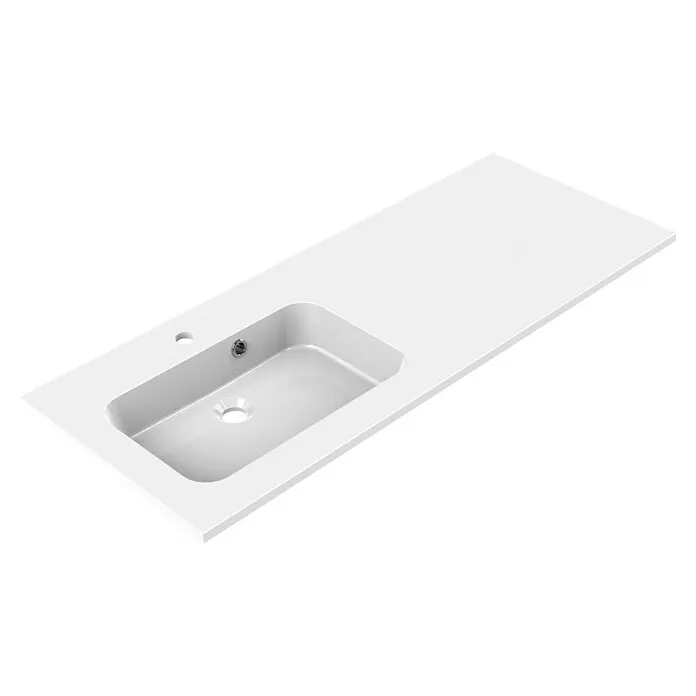 Allibert Inbouwwastafel Style - 120 x 46 cm, Wit