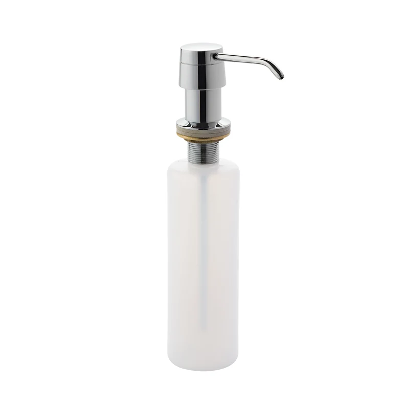 Built- soap dispenser Gedy 340 ml geel koper and resins washbasin top - Chrome