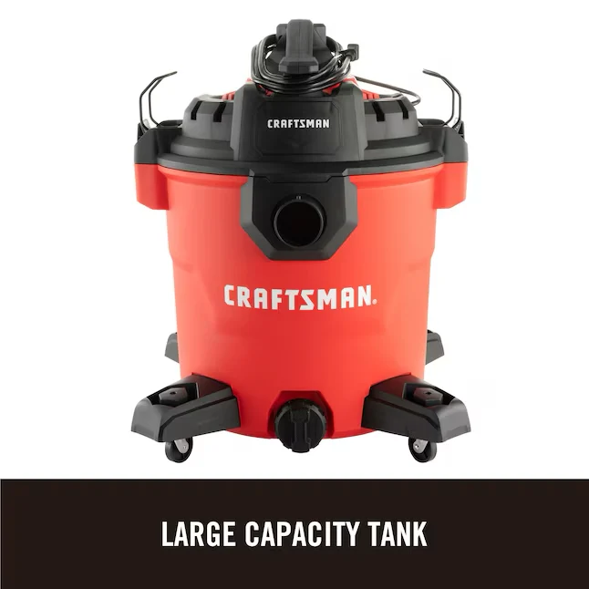 CRAFTSMAN Verwijderbaar Blower 12-Gallons 6 HP Corded Wet/Dry Shop Vacuum Accessories Included