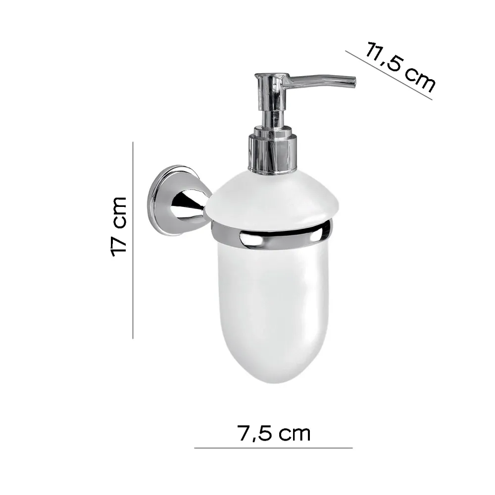 Gedy Genziana Stainless Rvs Soap Dispenser - Chrome