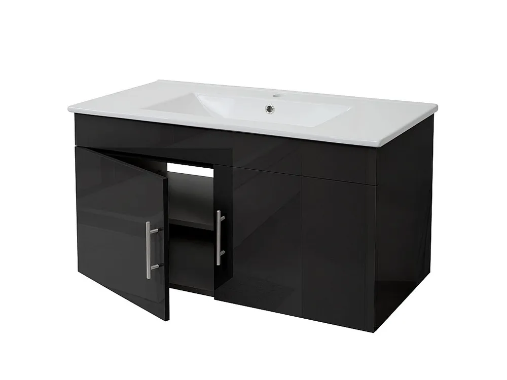 Wastafelonderbouw MCW-D16, zwart