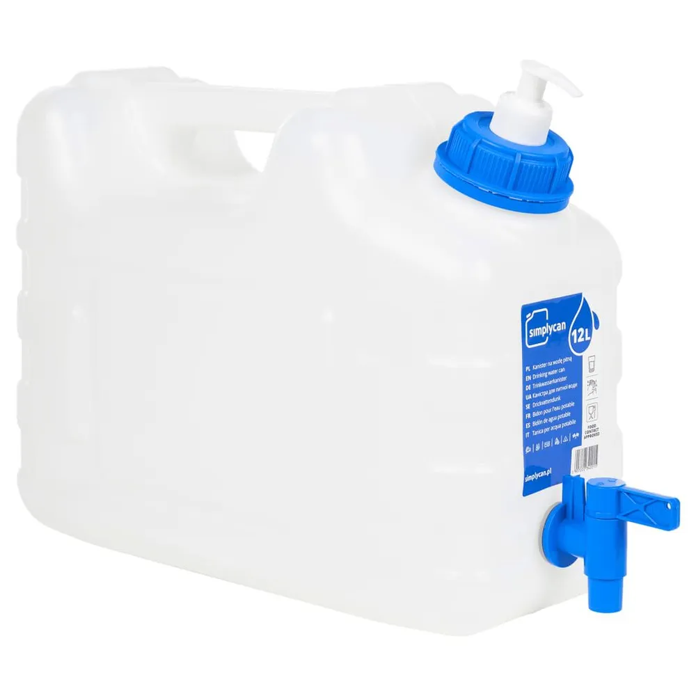 Watertank met kraan en zeepdispenser 10 L kunststof