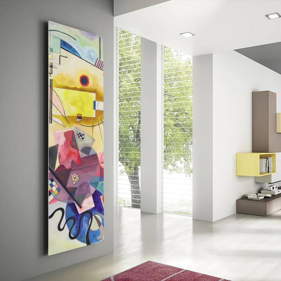 Professioneel Gereedschap Hydraulic towel warmer 120x36 cm center distance 50 mm Model 'Klee' Termocrea