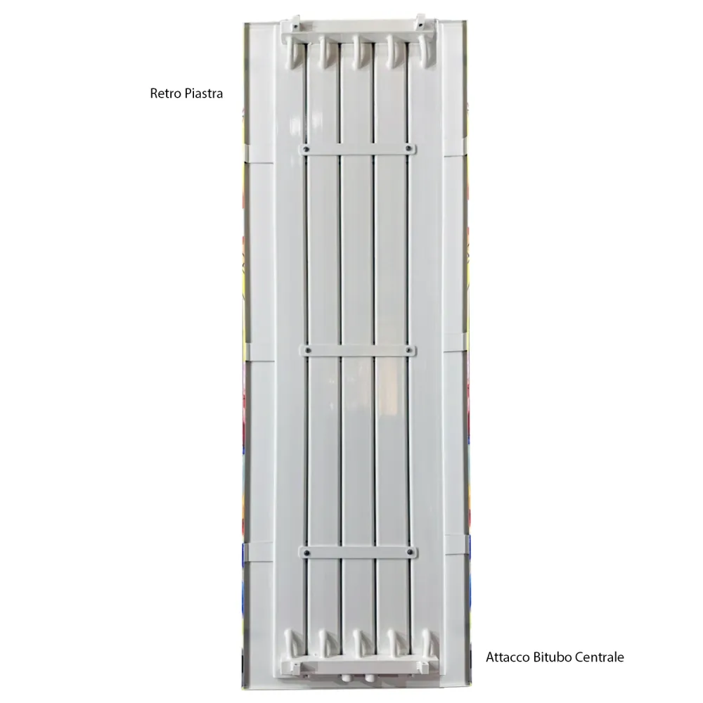 Professioneel Gereedschap Hydraulic towel warmer 120x36 cm center distance 50 mm Model 'Klee' Termocrea