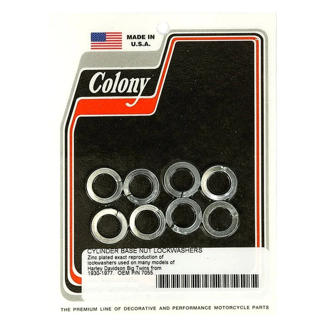 Colony Cyl Base Lockwashers Harley-Davidson voor buiten | Weerbestendig