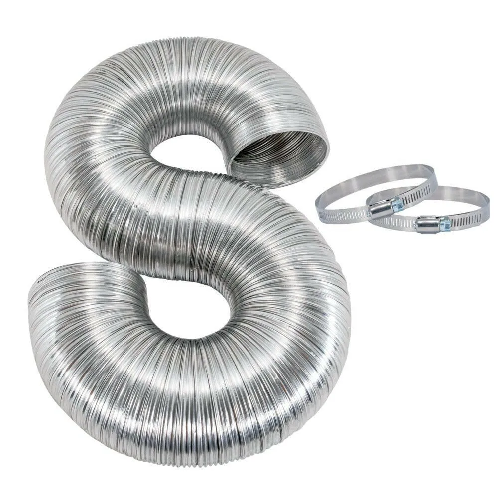 4″ X 8′ ArmorFlex Semi-Rigid Aluminium Dryer Duct