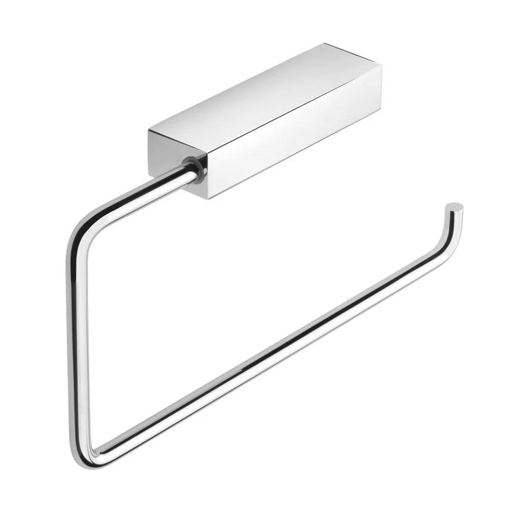 Suspended ring towel holder chrome geel koper from 'Bath Life' collection Cosmic cm 23x3x11.5