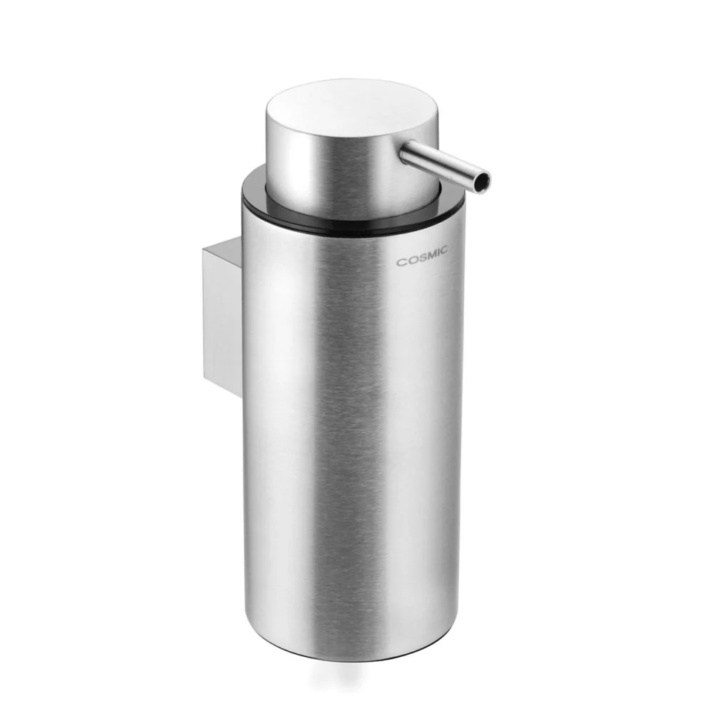 Wall-mounted soap dispenser staalsoort from 'Logic' collection Cosmic - Satinato