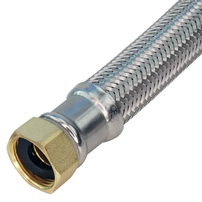 Apollo 24- 3/4-- FIP Inlet x 3/4-- FIP Outlet Stainless Staalsoort Water Heater Connector