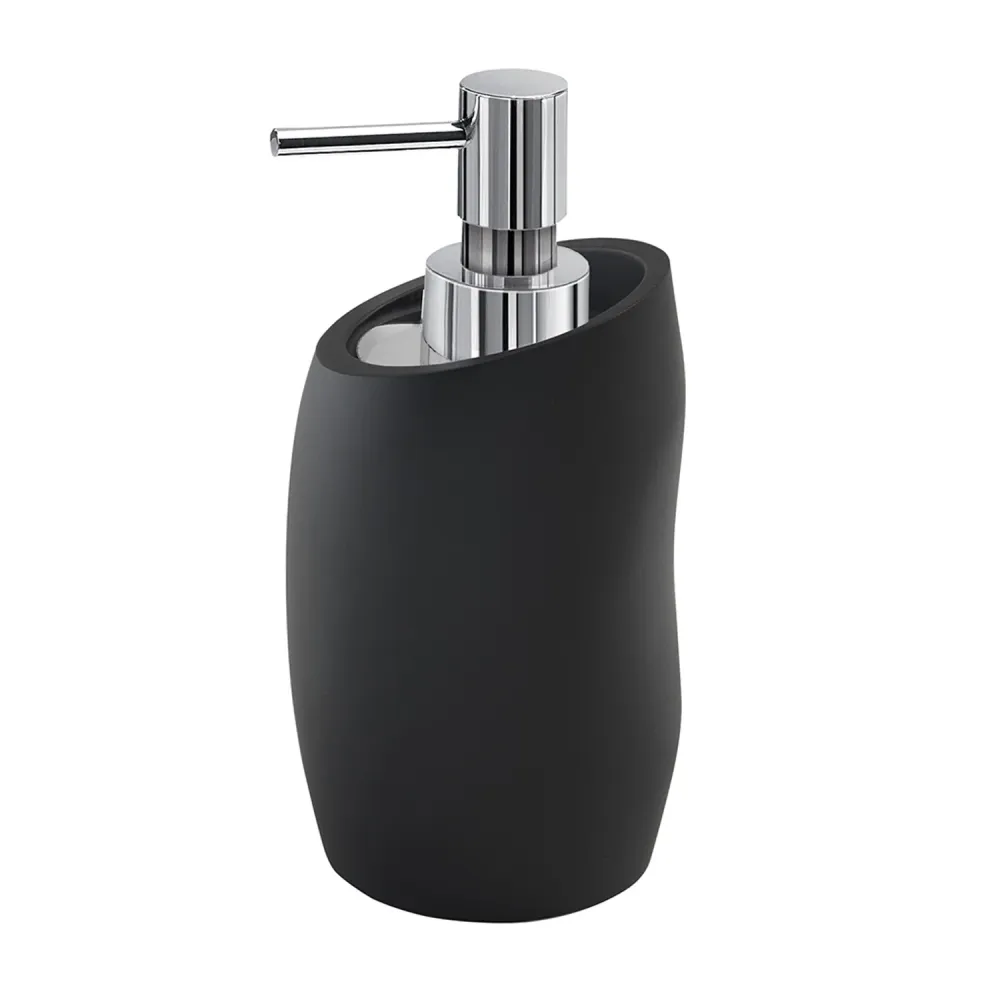 Soap dispenser dispenser Cromall Gedy Iside series - Effen Black