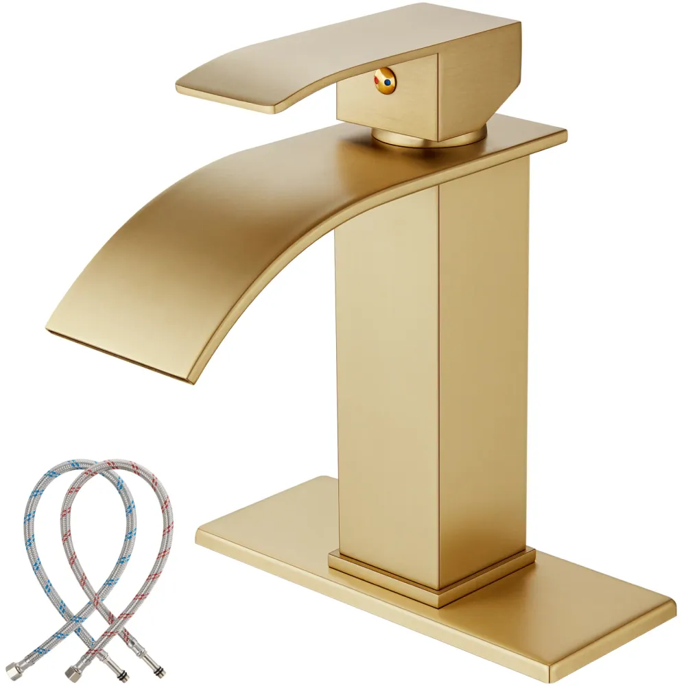 Gotonovo Waterval Badkamer Wastafel Kraan Enkel Gat 1 Handgreep Toilet Vanity Kraan Met Dekplaat Dekmontage Gastvrij &...