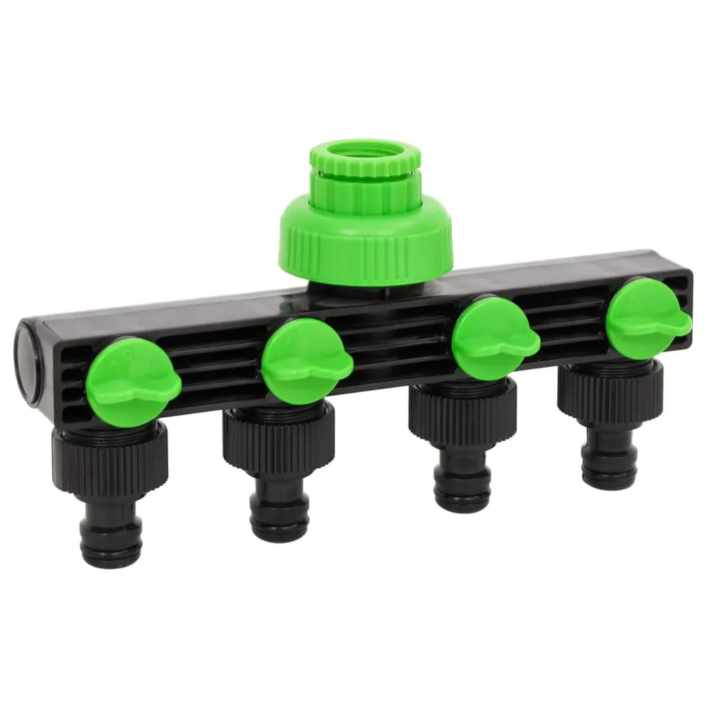 OEM Origineel Kraanadapter 4-wegs 19,5x6x11 cm ABS & PP groen en zwart