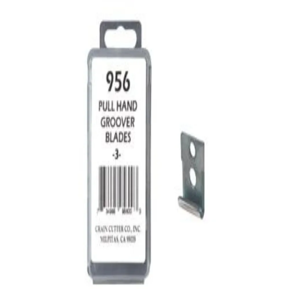 Crain No. 956 Pull Hand Groover Blades (3 pk)