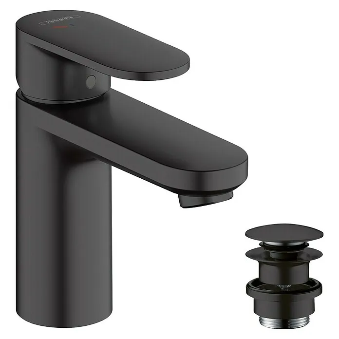 Keramische Hansgrohe Wastafelkraan - Zwart