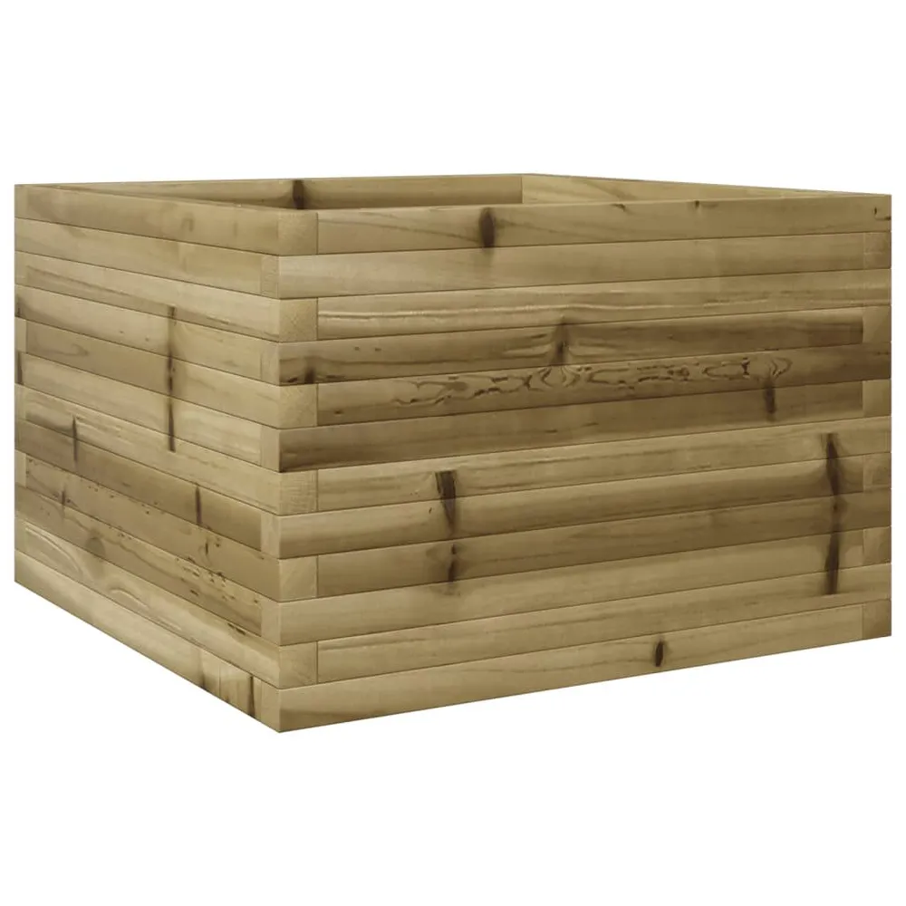 Horizontale Plantenbak 70x70x45,5 cm geïmpregneerd grenenhout
