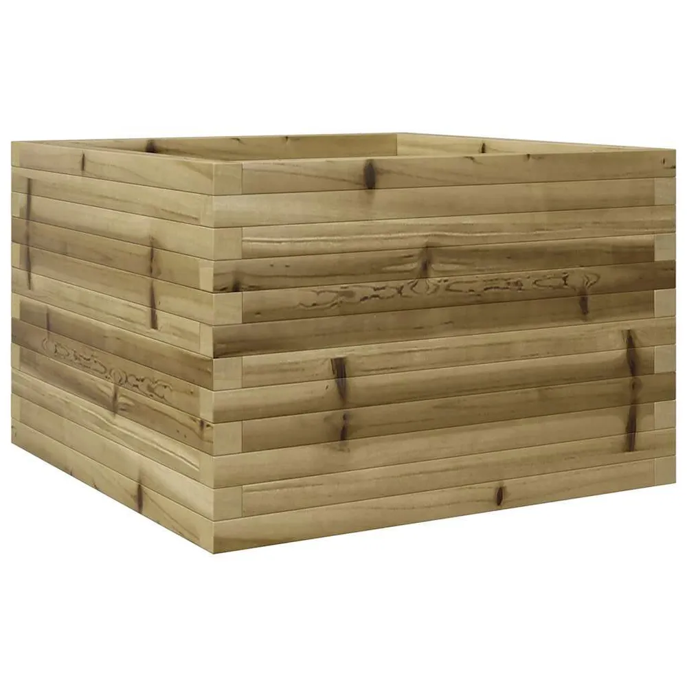 Plantenbak 70x70x46 cm geïmpregneerd grenenhout voor Moderne Voordeuren