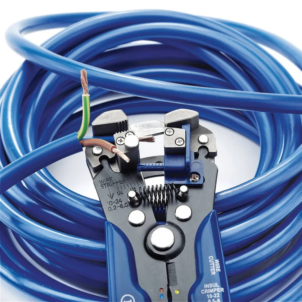 Industrieel Zwaar Draper Tools Automatische draadstripper/krimptang blauw 35385