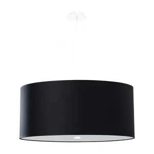 Minimalistisch Design Kroonluchter minimalistisch van - 5 lichtbronnen - L.60 x H.115 cm - zwart