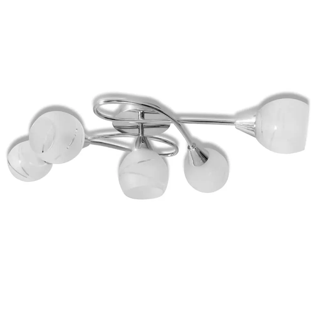 Plafondlamp met glazen behuizing voor lampen voor Woonkamer