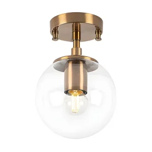 Plafondlamp van metaal met bol -D. 15 cm x H. 23 cm - Nostalgisch - BARLATI - Koop nu online