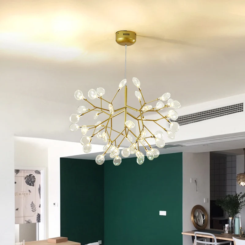 Twig woonkamer hanglamp metallic LED minimalistische kroonluchter verlichtingsarmatuur | 3000K | 2000 lm