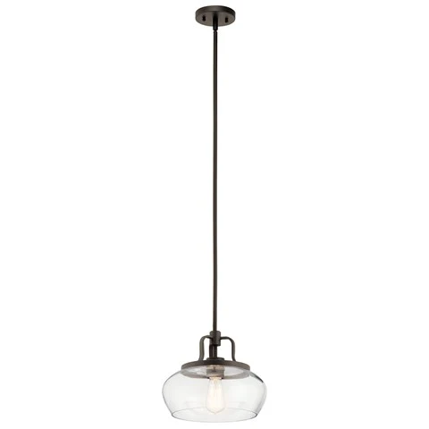 LAMPARA OMVORMBAAR COLGANTE/TECHO DAVENPORT 1LT KICHLER
